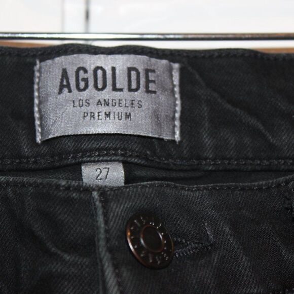AGOLDE Sophie High Rise Skinny Crop in Harlow Destructed Size 27 - Picture 11 of 16